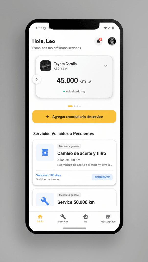 App Rutiox - Control Total